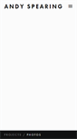 Mobile Screenshot of andyspearing.com