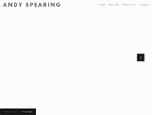 Tablet Screenshot of andyspearing.com
